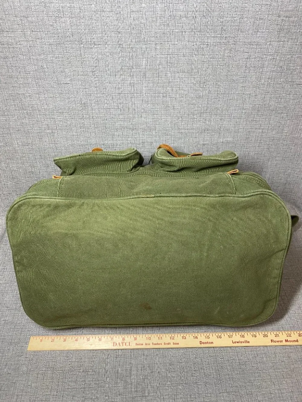 Vintage Eddie Bauer Duffle Bag for Travel Canvas Suede Duffel Bag Carry on Men